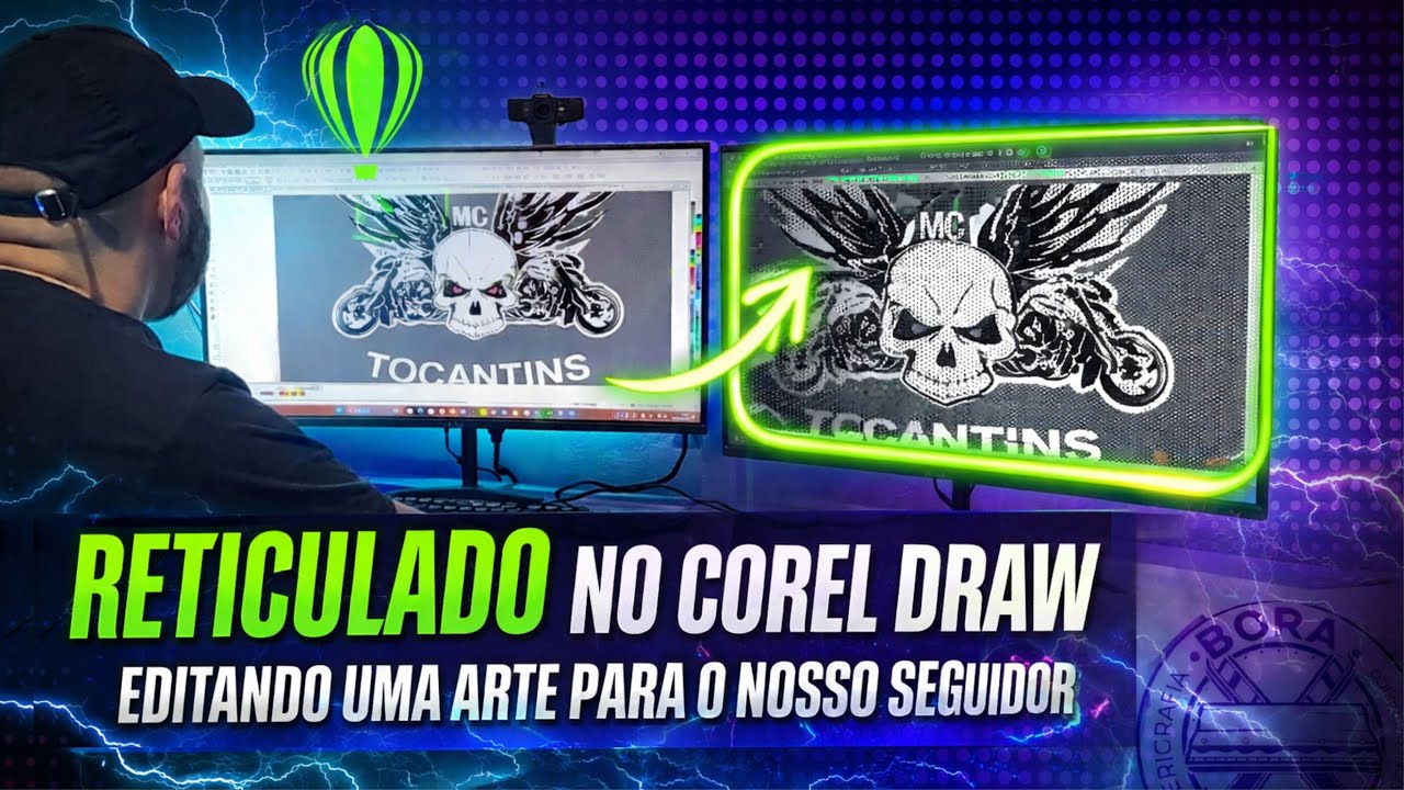 RETICULADO SERIGRAFIA - Editando arte de um seguidor