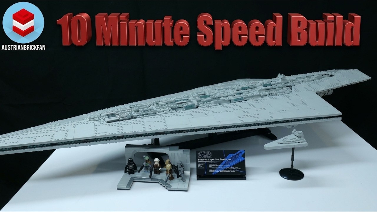 LEGO Executor Super Star Destroyer Speed Build in less than 10 Minutes