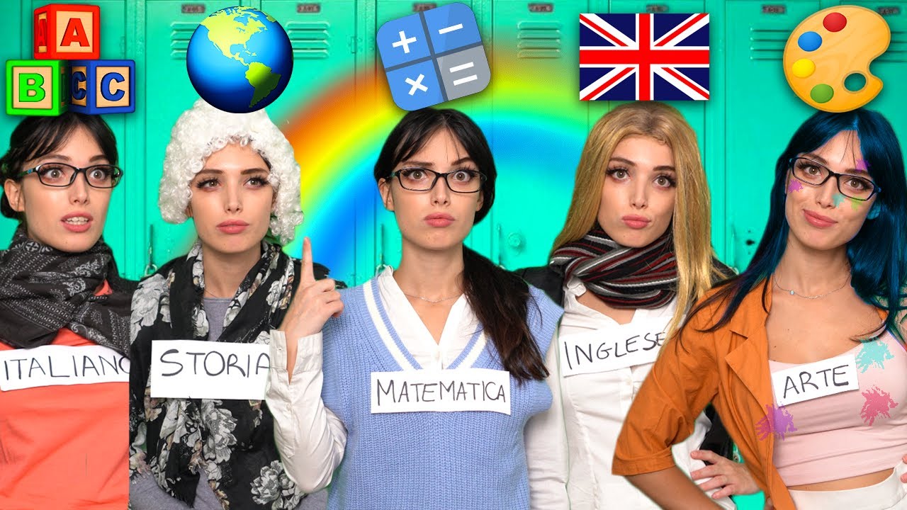 SE LE MATERIE SCOLASTICHE FOSSERO PERSONE