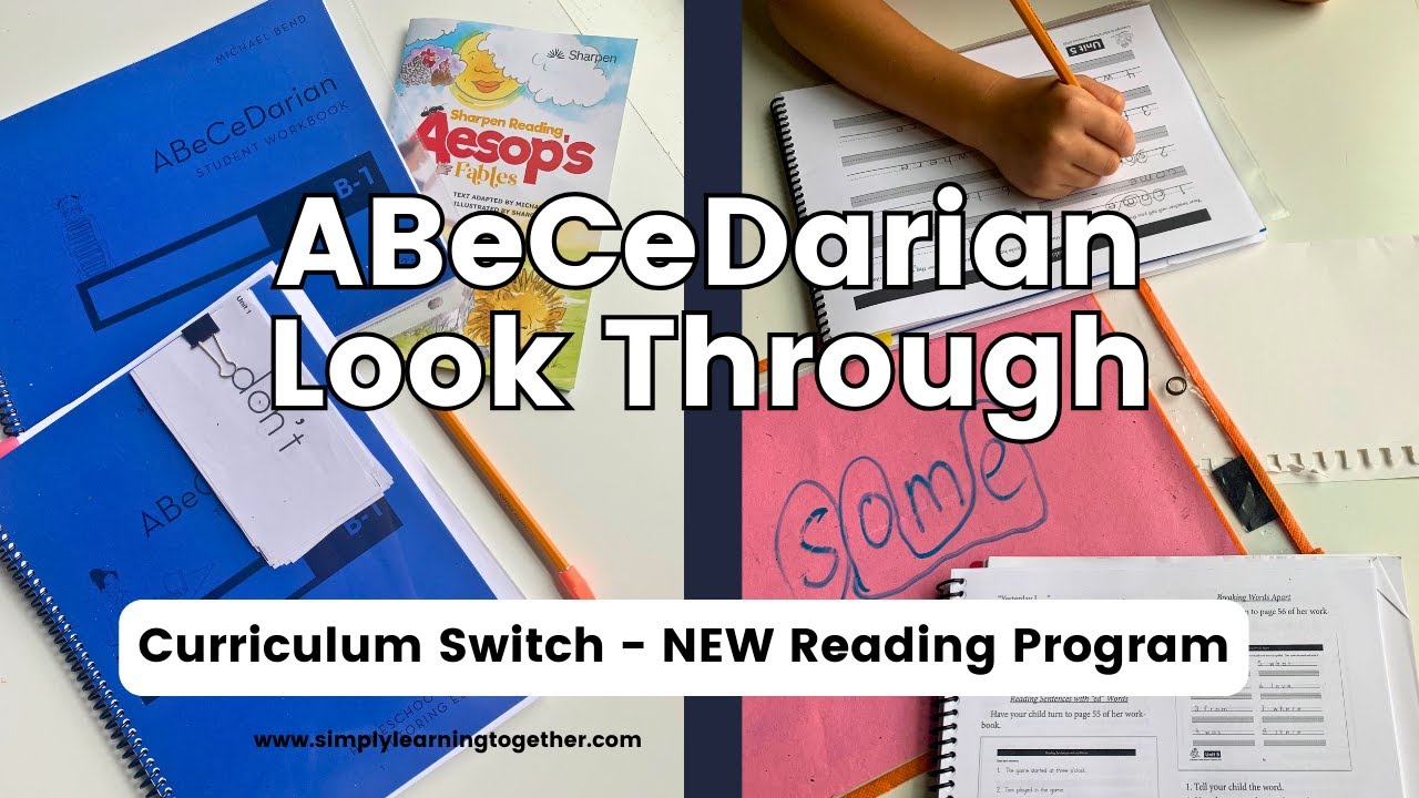 Sharpen Reading (Formerly ABeCeDarian) Look-Through - Curriculum Switch - New Reading Program