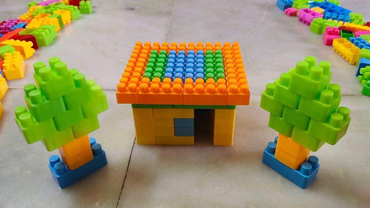 Satisfying DIY lego House ASMR Building Blocks/block game/lego blocks/#asmr#buildingblocks#asmrsound
