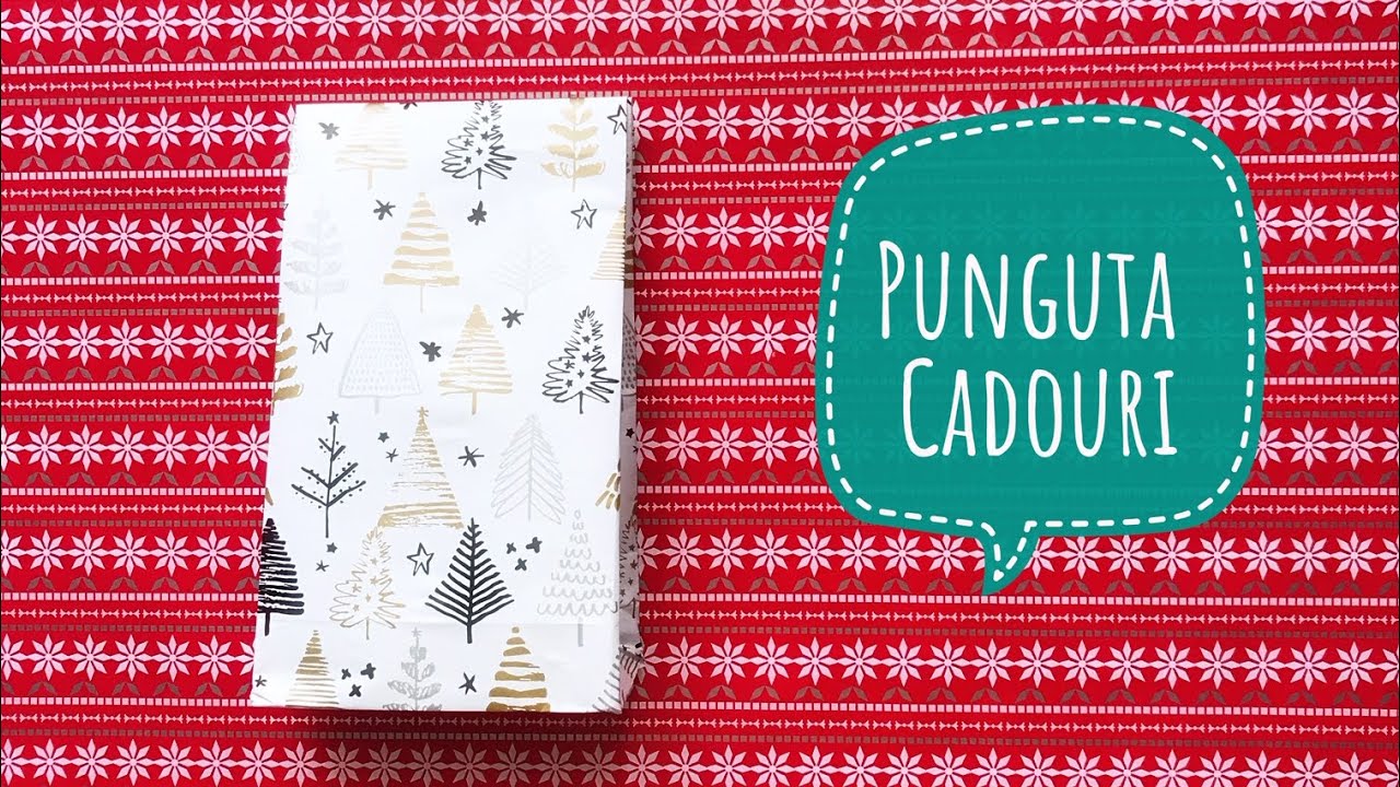 Punga de Cadouri din Hartie Colorata Simplu de Facut