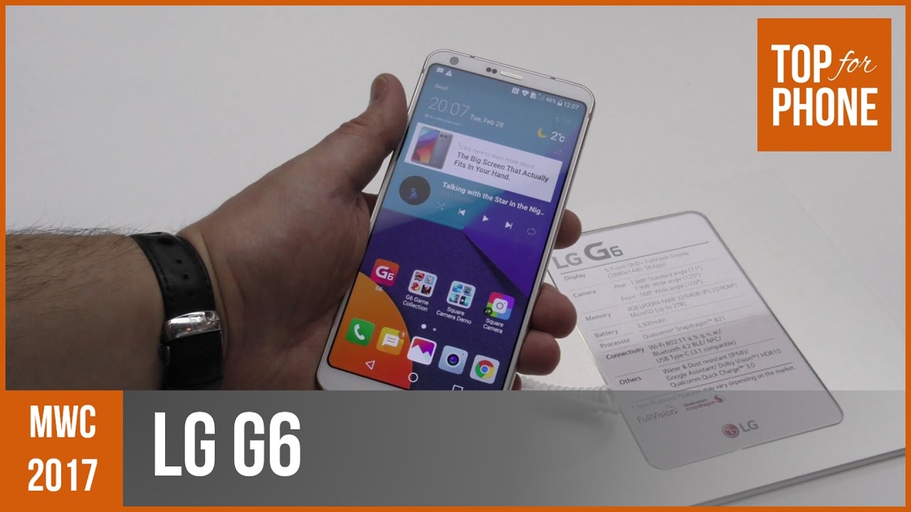 LG G6 - prise en main par TFP