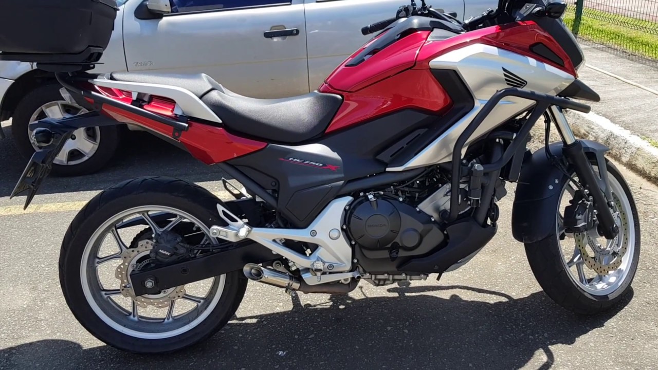 Honda NC750x Com Ponteira Esportiva.