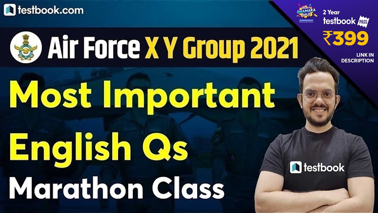 Air Force English Class | Most Important English Questions for Air Force XY Group 2021