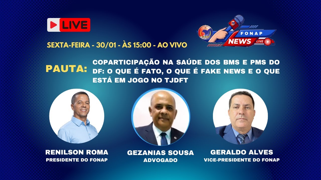 COPARTICIPAÇÃO NA SAÚDE DOS BMs e PMs DO DF: O QUE É FATO, FAKE E O QUE ESTÁ EM JOGO NO TJDFT