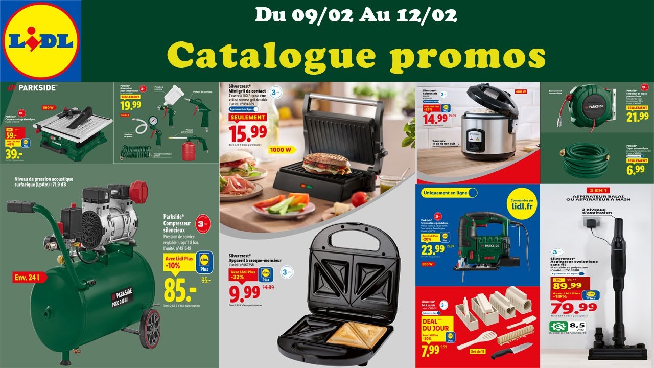LIDL : Les meilleures bonnes affaires de la semaine 🛒 du 09/02 au 12/02#Lidl #Promotions