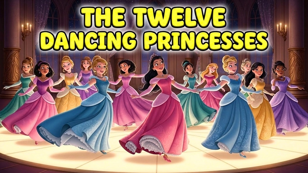 The 12 Dancing Princesses  | A Magical Bedtime Mystery Fairy Tale for Kids