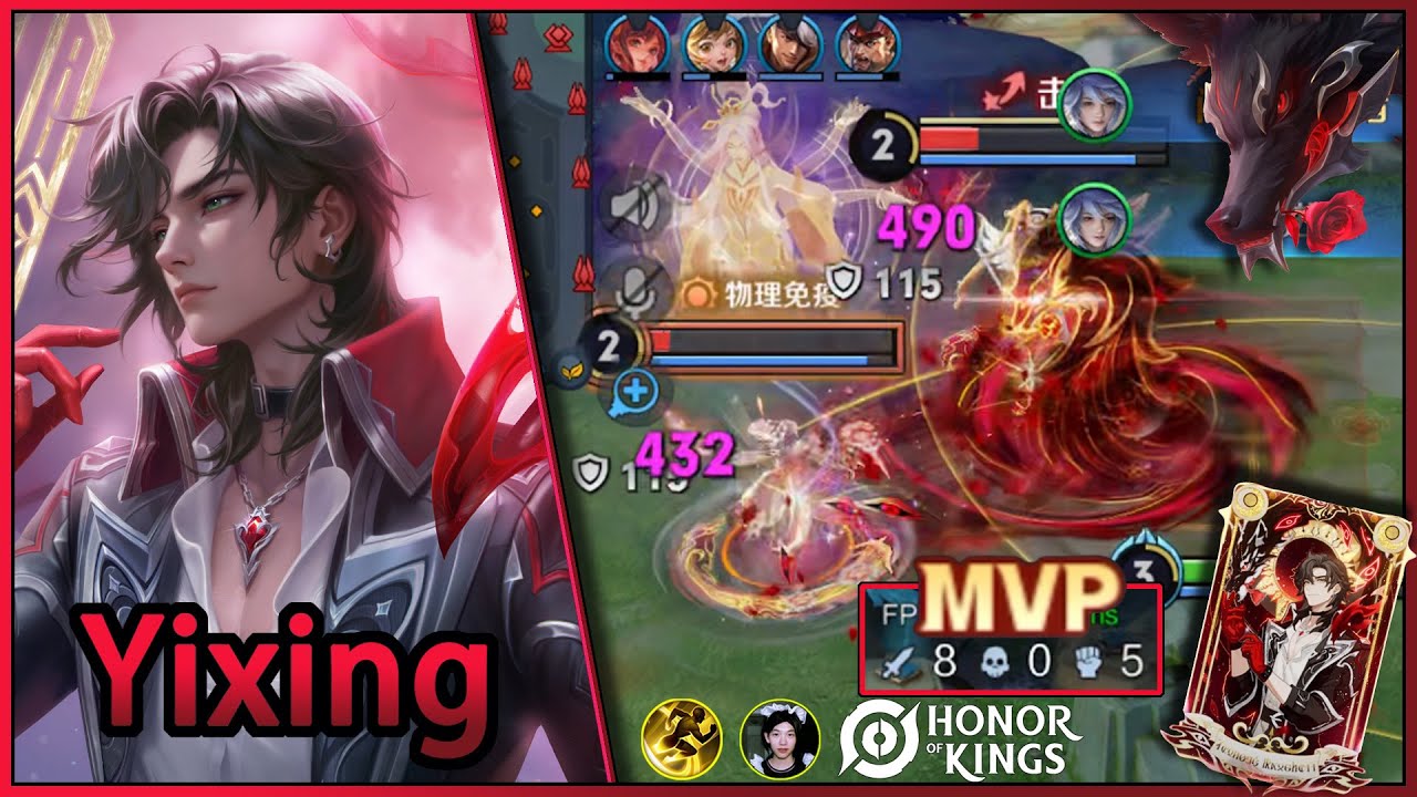 Yixing ｜Cool Collaborative Skin ｜Skin de Colaboração Incrível ｜Honor of Kings x Lord of Mysteries