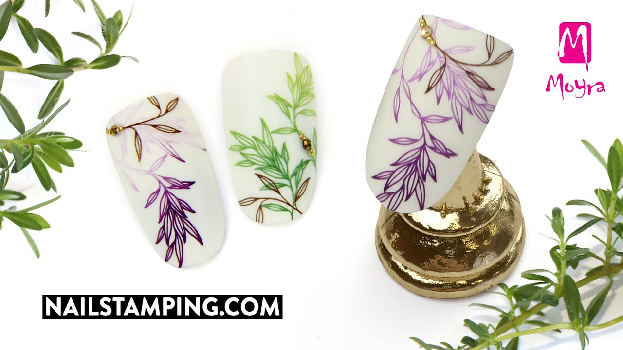 🌿💜Colour transitioned stamping in a special layout