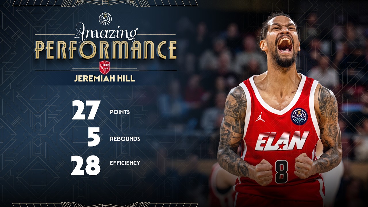 Jeremiah Hill (27 PTS) | Player Highlights | ELAN v CJB | #BasketballCL 2025-26