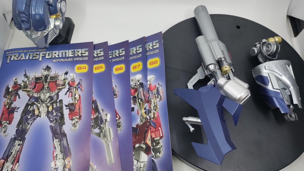Transformers - Optimus Prime od DeAgostini - stavba čísla 84, 85, 86, 87, 88 v češtině
