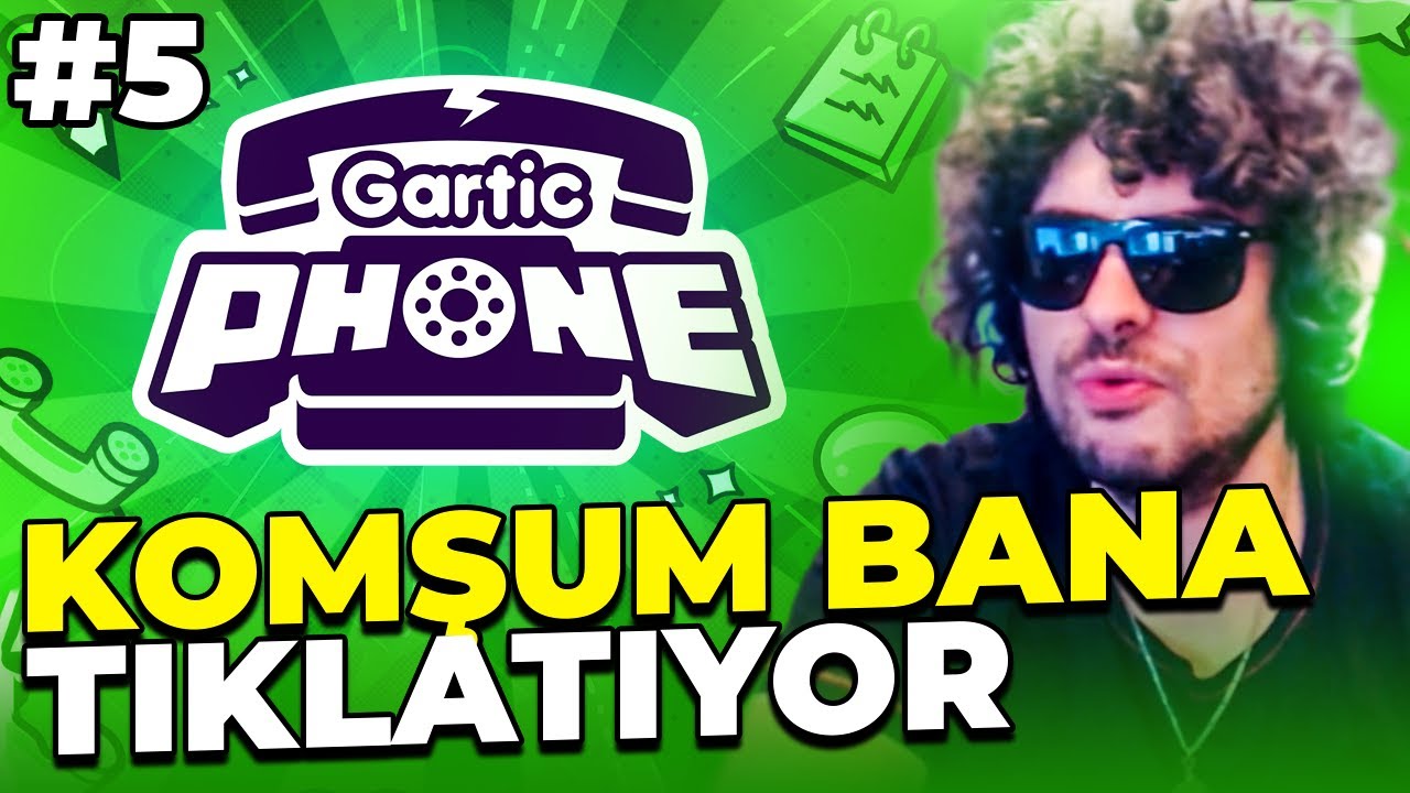 HYPE! KOMŞUM BANA TIKLATIYOR | Gartic Phone #5 - Kegri Oyun Serisi