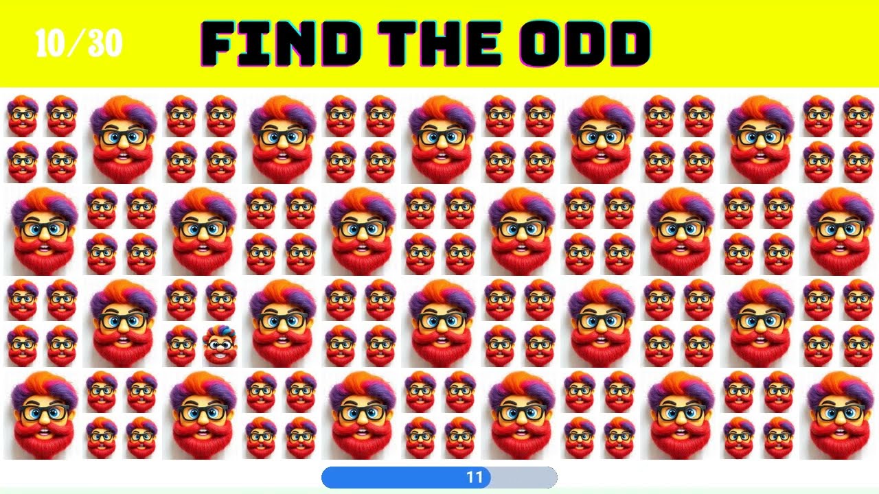 🧠 Find the Odd One Out | Can You Spot It?