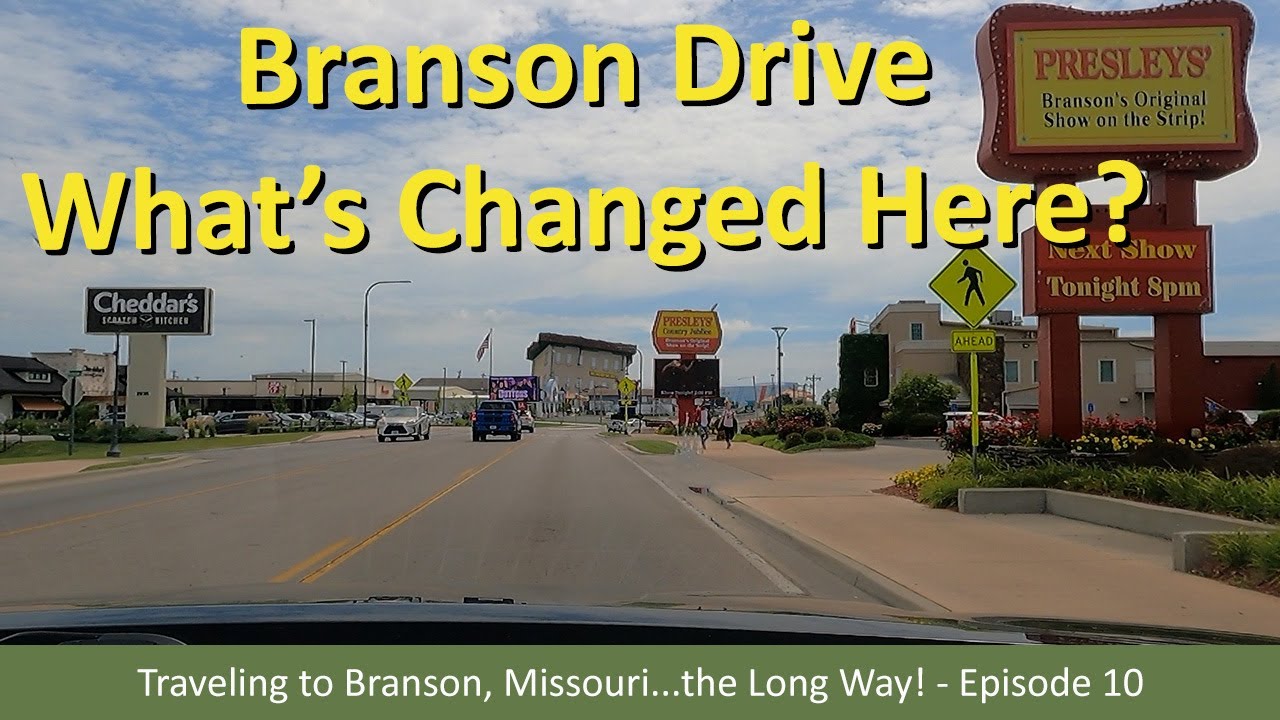 Branson Missouri Drive on a Summer Friday Morning