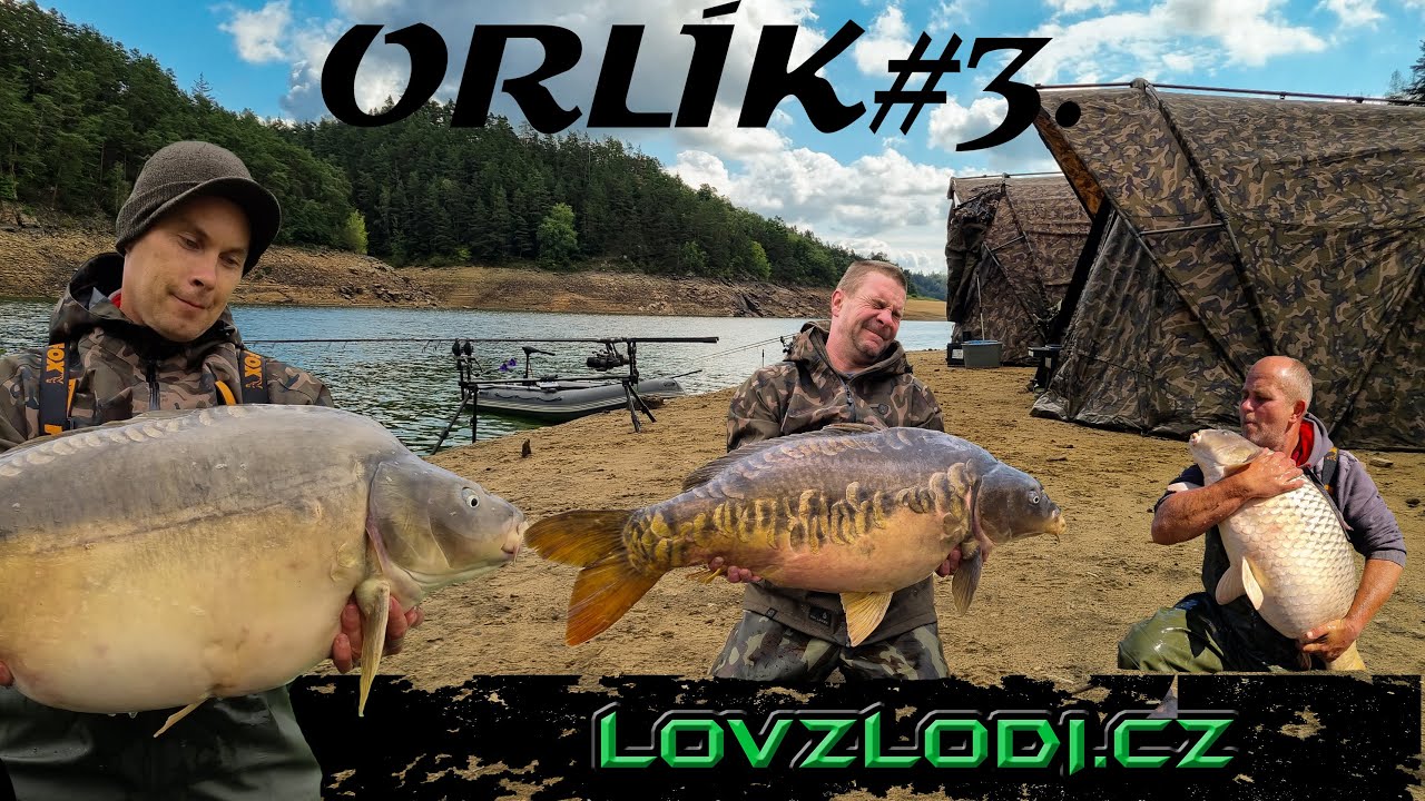 Lov kapra na Orlické přehradě - #4 - Vypuštěný Orlík, TOP chytání -  kapři 2 x 20kg+ a mnoho dalších