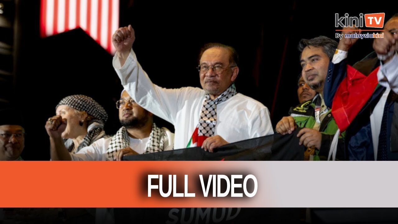 [Full Video] PM Anwar Ibrahim's full speech at solidarity for Palestine event
