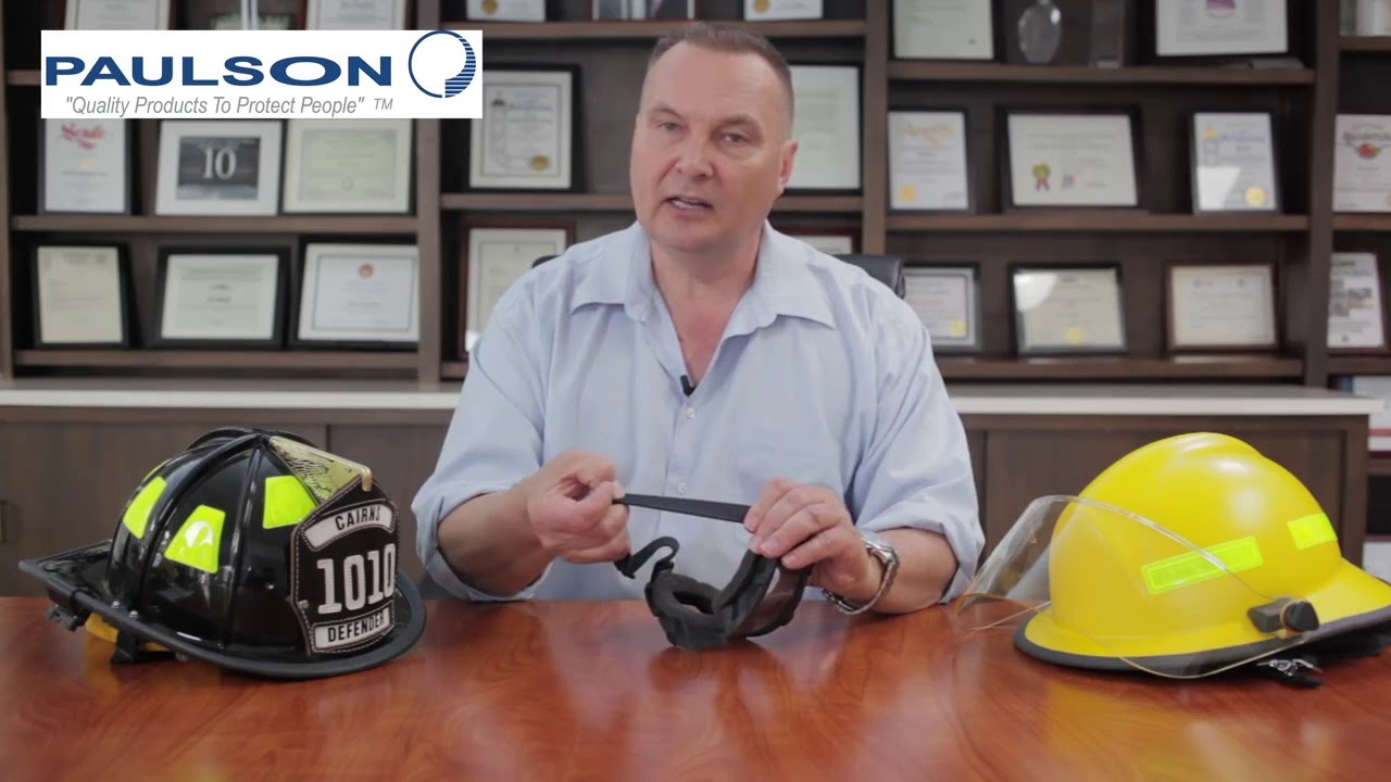 Paulson Manufacturing,  A-TAC Firefighter Structural Goggles - Models S Fire, 510 SL & 510 SLN
