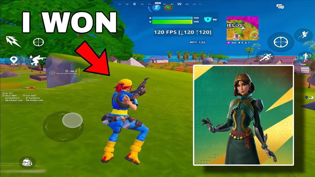 iPad Pro M5 120 FPS Fortnite Mobile Gameplay *I DOMINATED the Lantern Fest Mobile Cup 🏆 (7 Wins)*