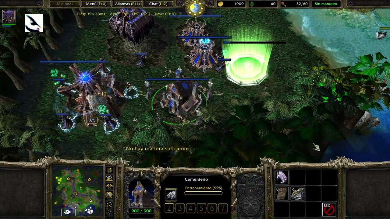 Warcraft 3 Multijugador Online IraSalvaje(UD) vs yTKaBPyKaBe(HUM)