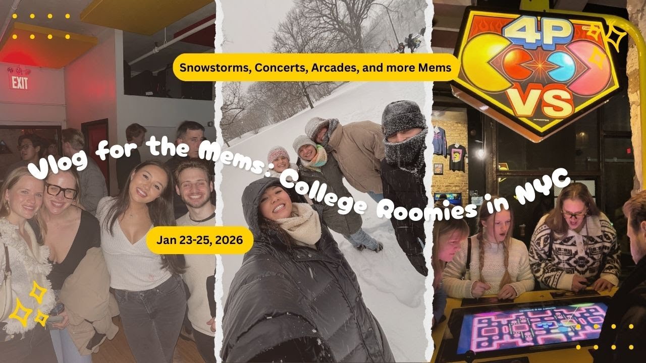 Vlog for the Mems: College Roomies in NYC