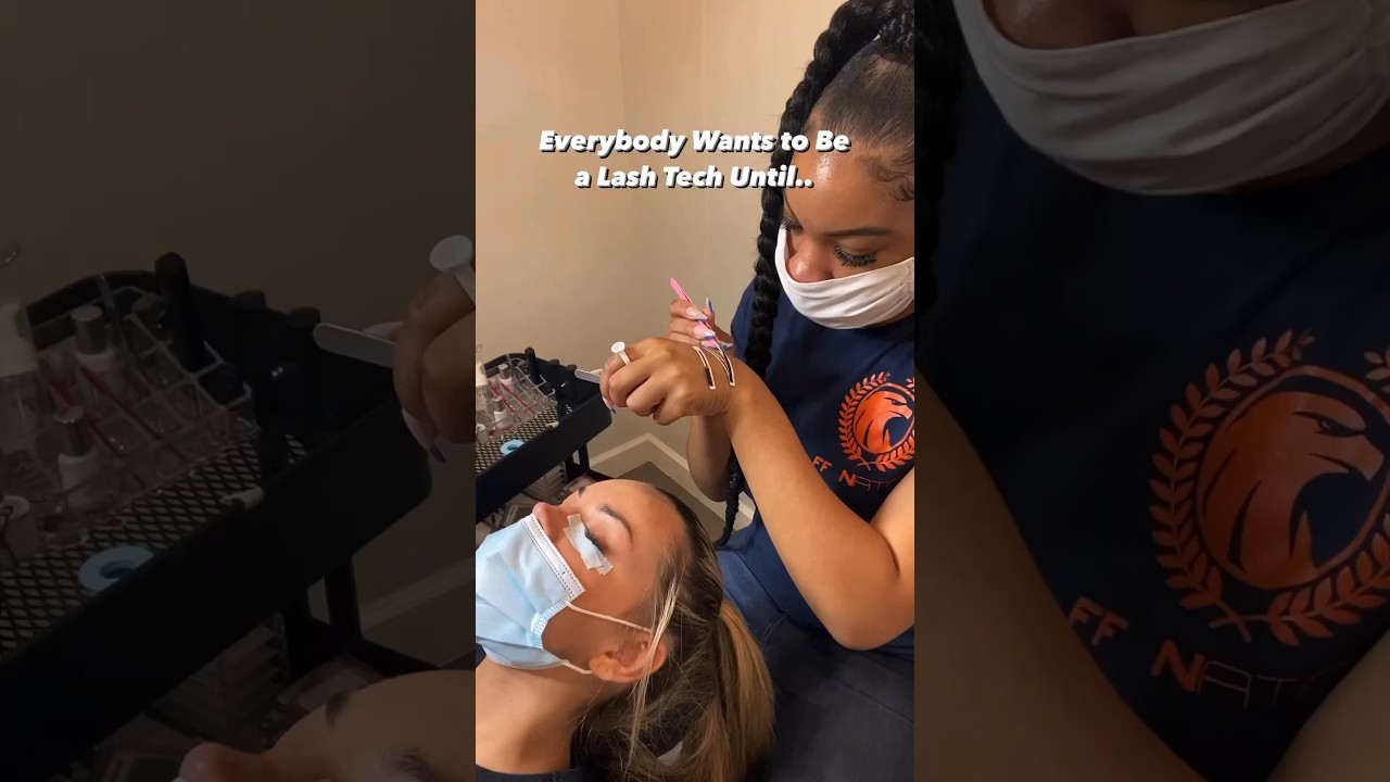 The Realities of Being a Lash Tech: The 💰, The Fans, The Clients It's a Journey! 😅✨ #LashTech