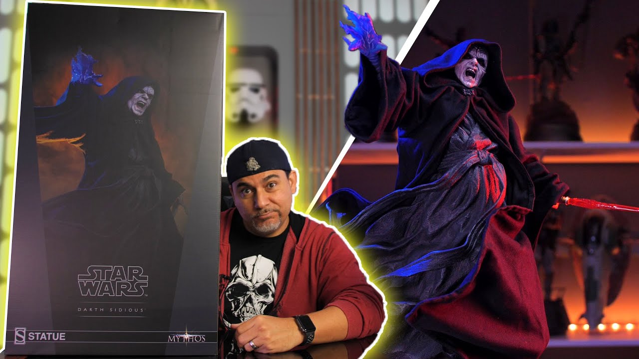 Sideshow Darth Sidious Mythos Statue Unboxing!