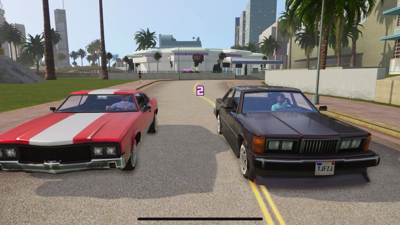 GTA Vice City Definitive Edition - The Driver - iPhone 15 Gameplay