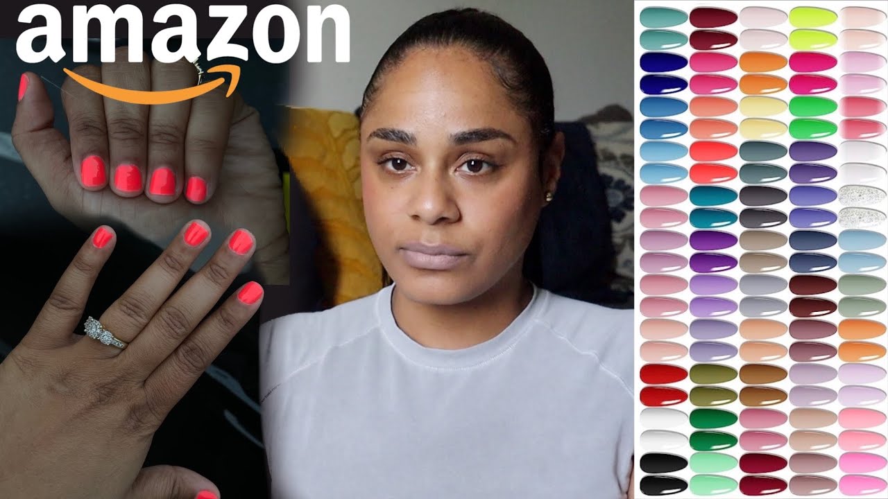 Amazon Jodsone Gel Nail Kit For Beginners Unboxing Review Unboxing & Try | Do my nails with me!