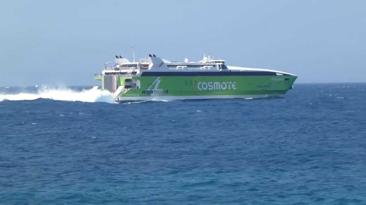 Ferries at Agios Fokas, Paros