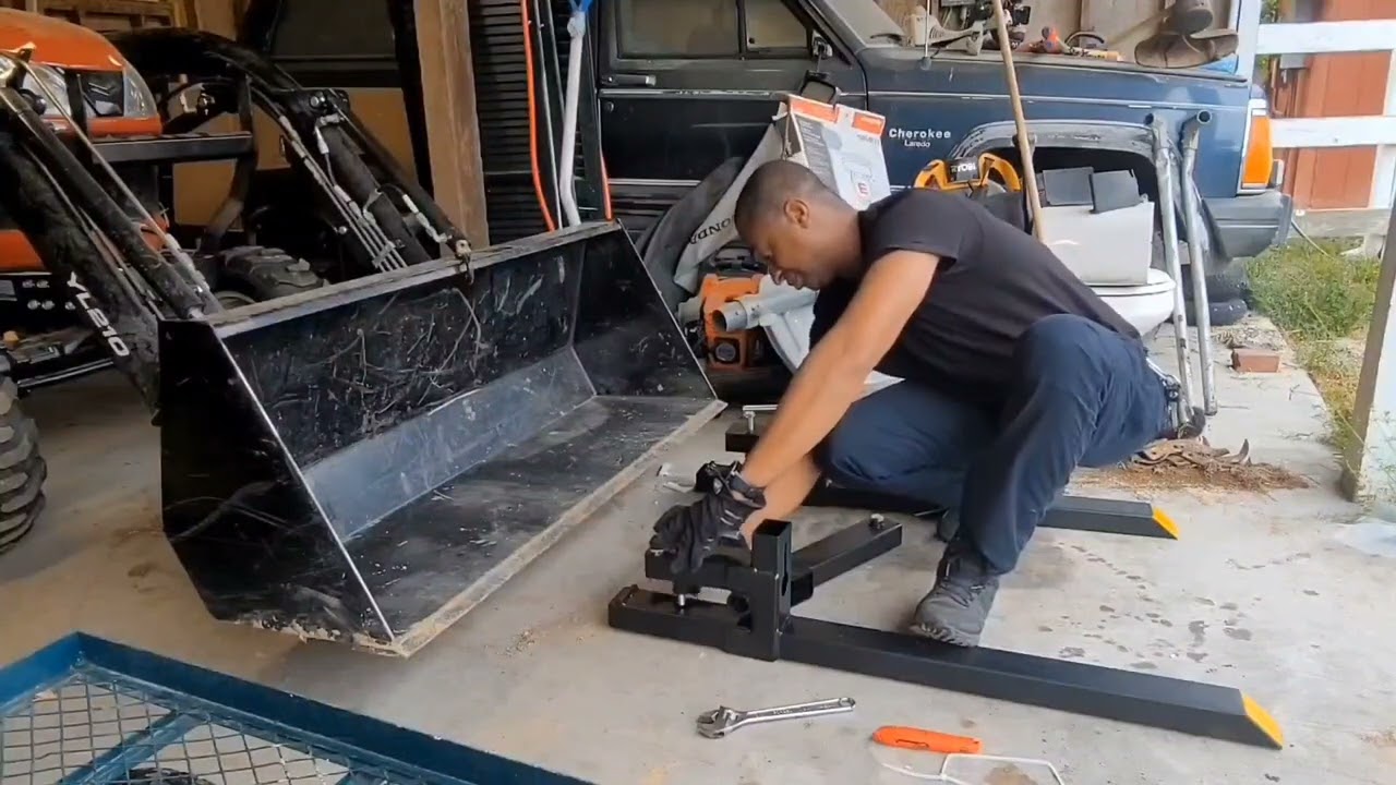 Awesome Amazon clamp-on pallet forks.
