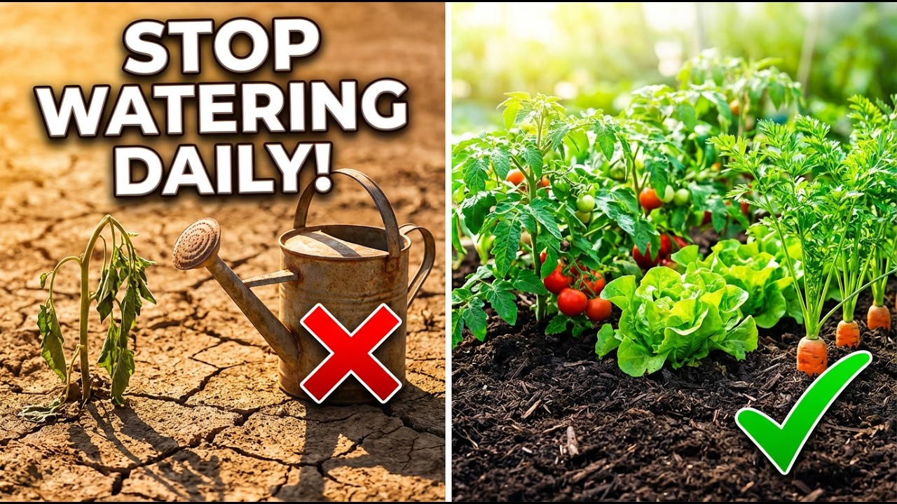 The Lazy Gardener Method Grow Food Without Watering Every Day