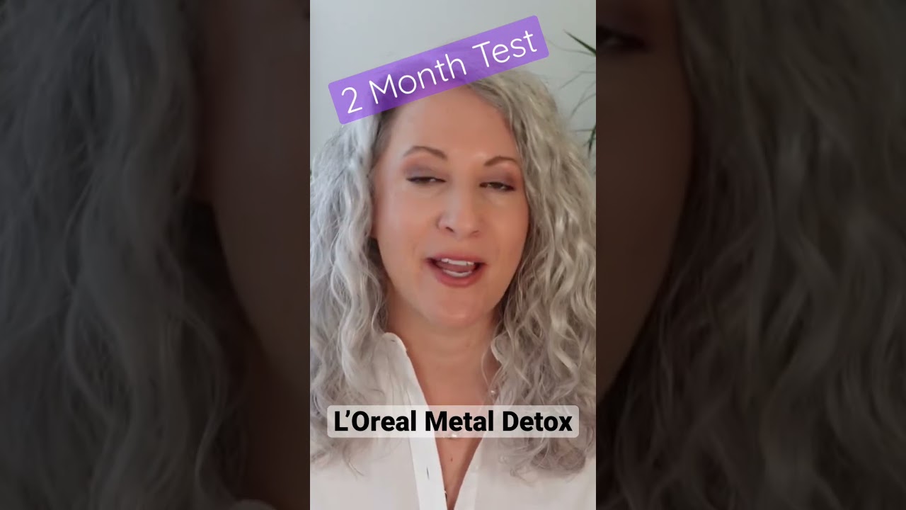 Лучше, чем фиолетовый шампунь для седых и серебристых волос? L'Oreal Metal Detox