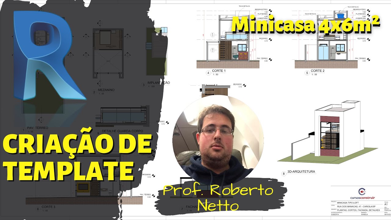 19/20 Revit 2021: Criação de template a partir de um arquivo RVT