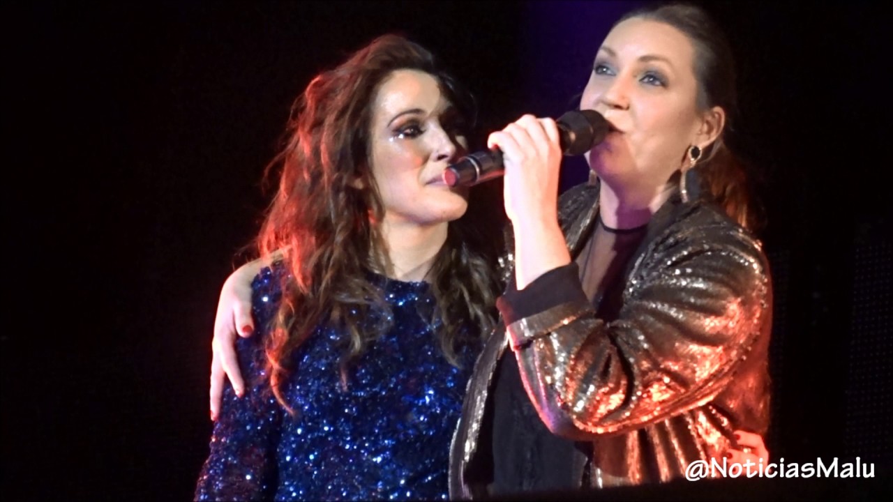 Malú y Niña Pastori 'Angel caido' | 17/12/2016 Madrid | @NoticiasMalu