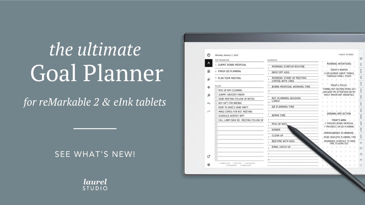 Going Digital: The Ultimate Planner for reMarkable 2, Supernote or Boox