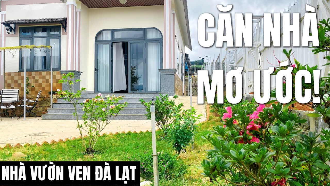 NHÀ VƯỜN VEN ĐÀ LẠT|| căn nhà bình yên đã có sẵn nội thất vào ở ngay