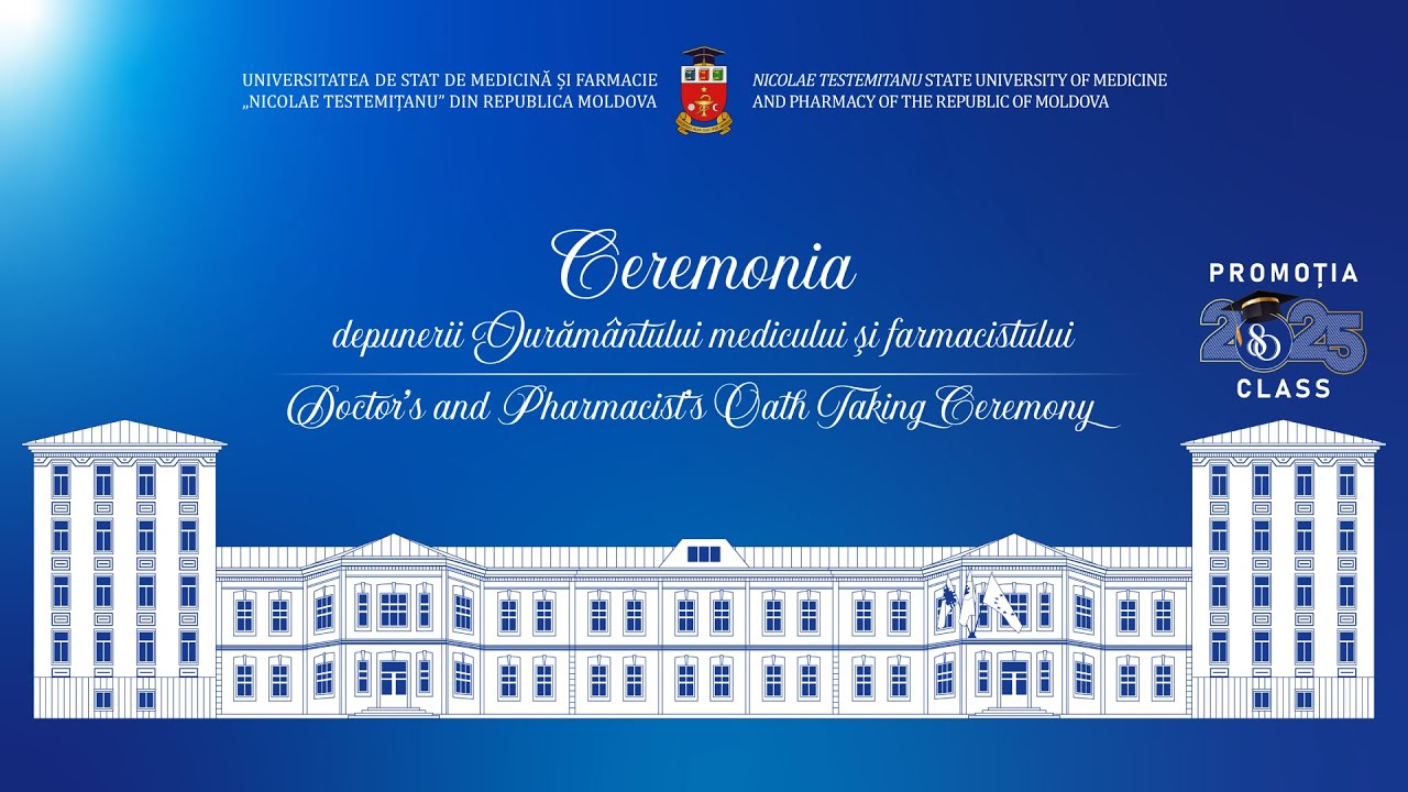 Ceremonia depunerii Jurământului Medicului și Farmacistului pentru absolvenții din Promoția 2025
