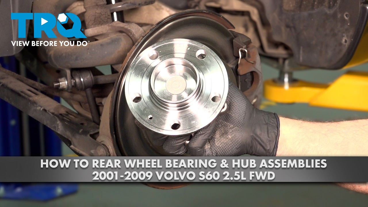 How to Replace Rear Wheel Bearing & Hub Assemblies 2001-2009 Volvo S60 2.5L FWD