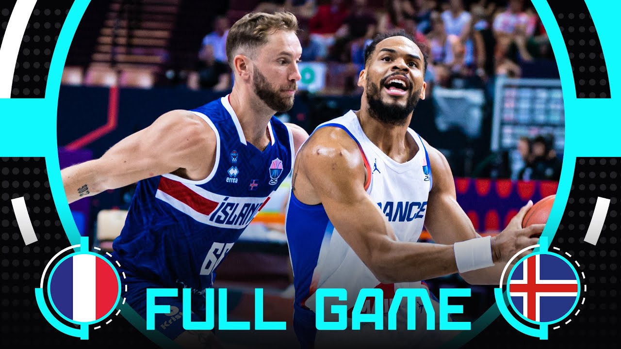 Group Phase | France v Iceland | Full Basketball Game | FIBA EuroBasket 2025