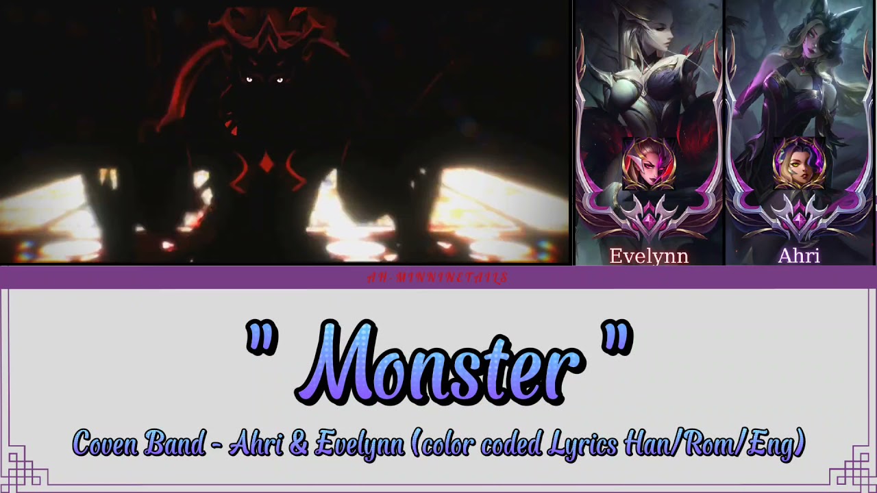 Monster - K/DA Ahri & Evelynn (아리 & 에블린의) MV Performance Sing Red Velvet | League of Legends
