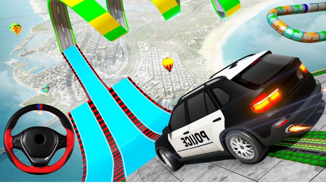 Police Prado Car Stunt Games - Police Car Stunts - Android Gameplay 🚔🚔