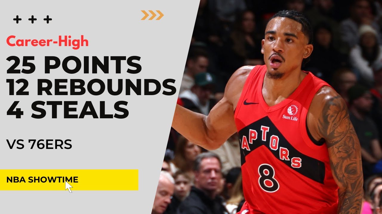 Jared Rhoden CAREER-HIGH 25 Points, 12 Rebs, 4 Steals vs 76ers - Mar 12, 2025 I 2024/25 season