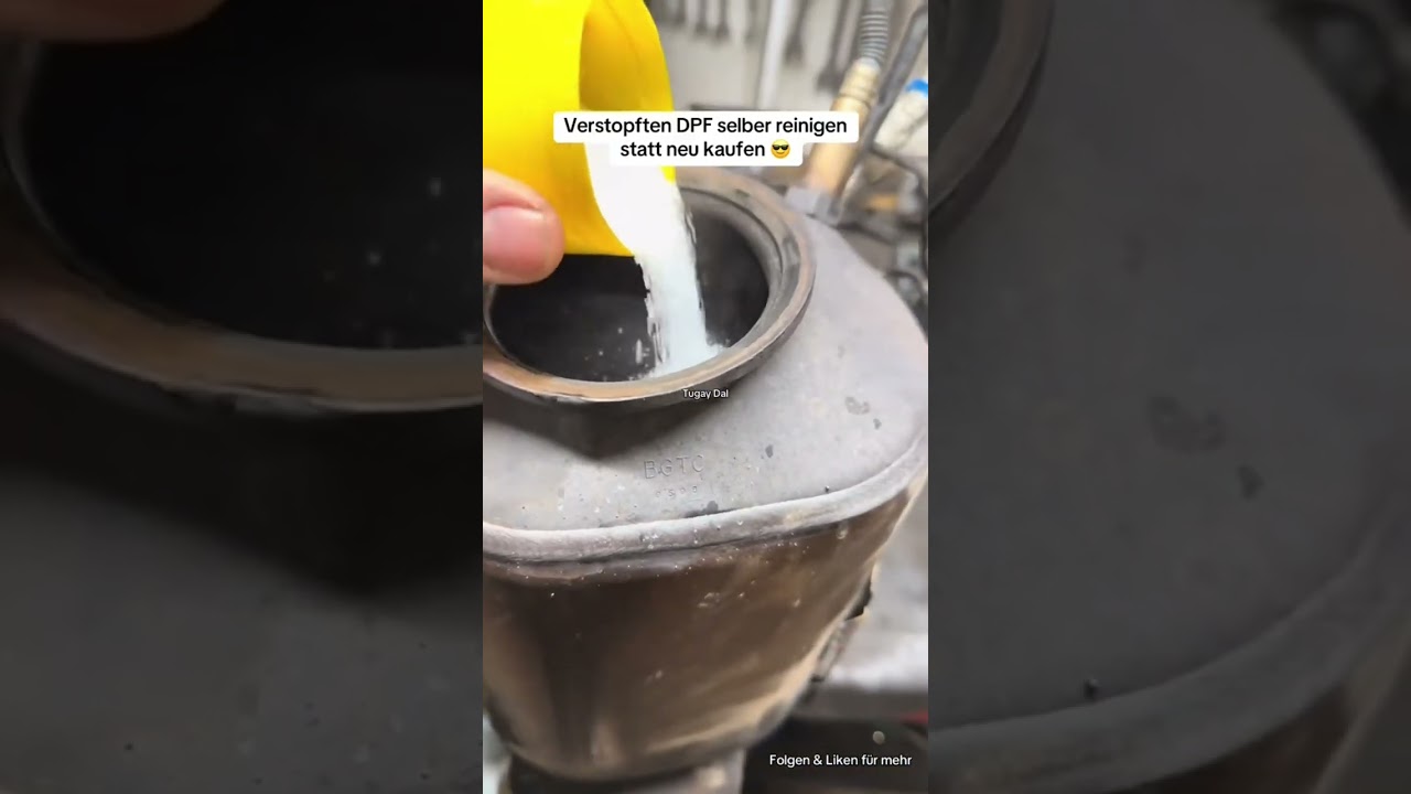 Abgasfilter DPF Dieselpartikelfilter selber reinigen #tugaydal #shortsvideo #shortvideo #youtube