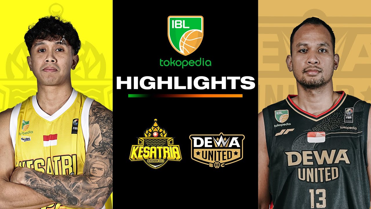 Highlight: Kesatria Bengawan Solo vs Dewa United Banten | June 16, 2024 | IBL Tokopedia 2024