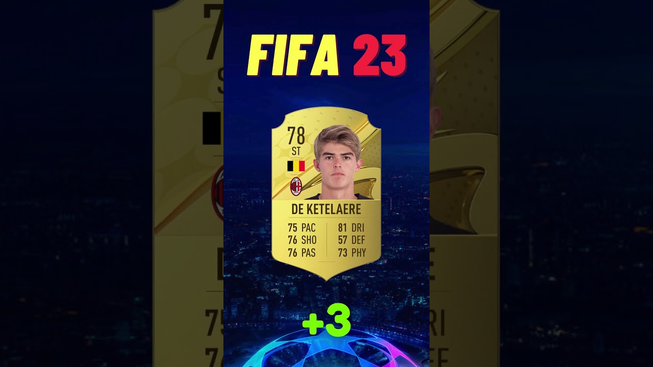 CHARLES DE KETELAERE FIFA EVOLUTION IS WILD 🔥⭐ #eafc24 #fc24 #fifa23 #fifa #fifa24