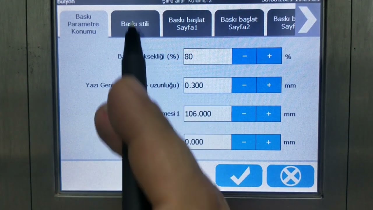 LEİBİNGER JET2 NEOS HAT YAZDIRMA AYARLARI
