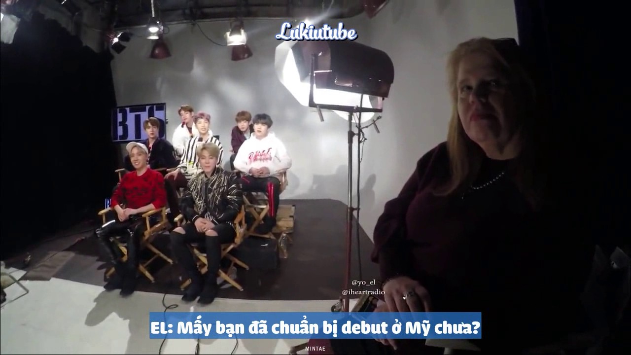 BTS trả lời phỏng vấn cho iHeartRadio Cut (Vlog của Ellie Lee) | JungCOOK/LOOK/BOOK/SHOOK