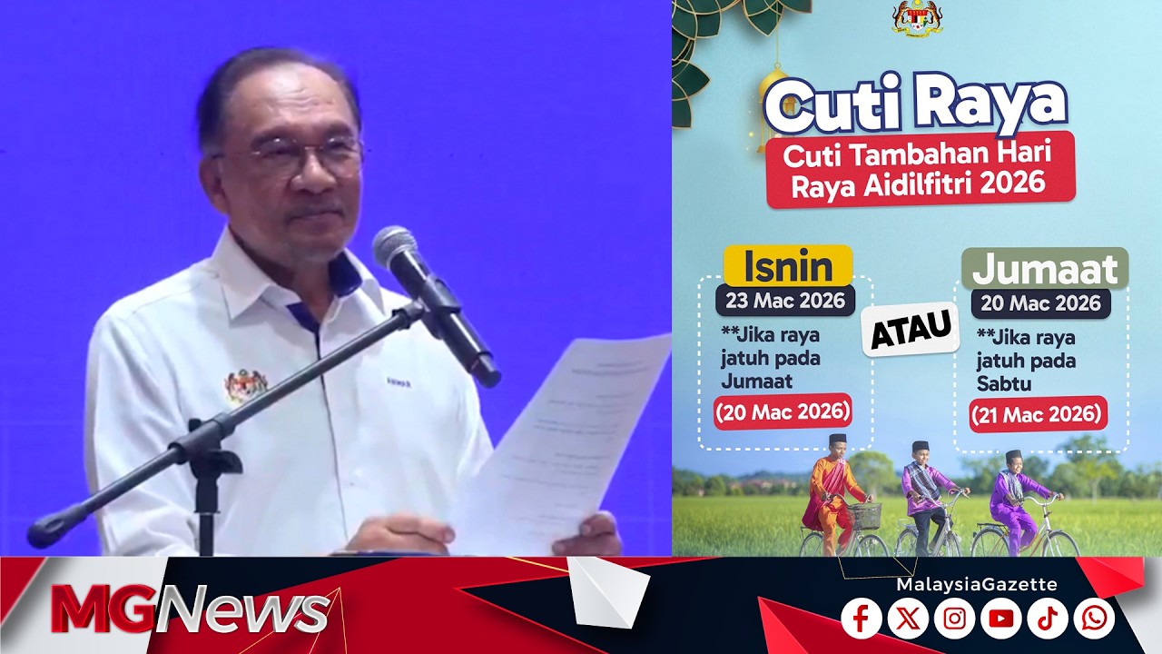 PM Umum Cuti Tambahan Sempena Aidilfitri