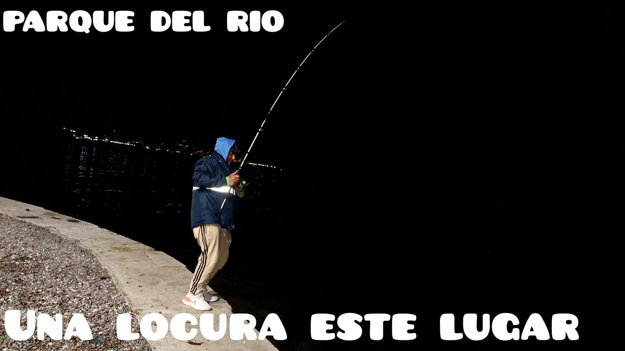 parque del río !! COSTA DE DOMINICO UNA LOCURA LO QUE SE PESCA  !! lugar gratis para toda la familia